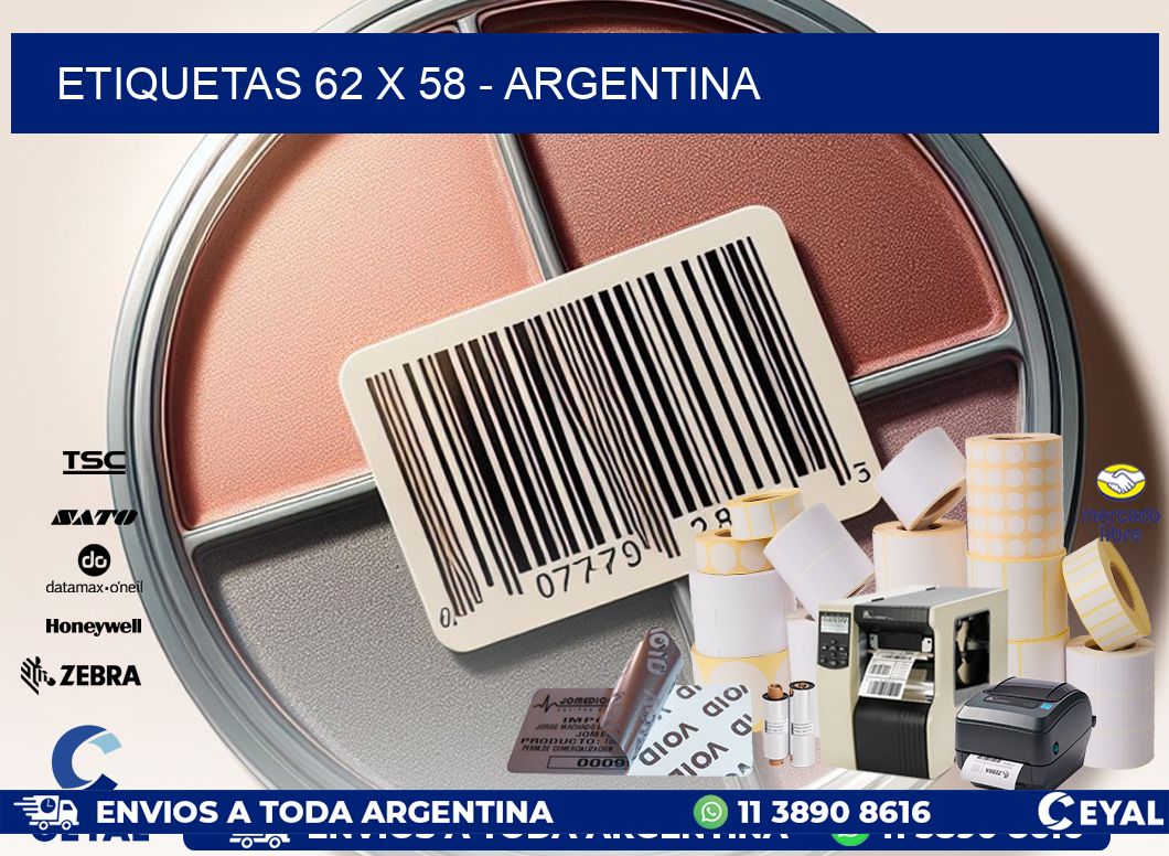 ETIQUETAS 62 x 58 – ARGENTINA