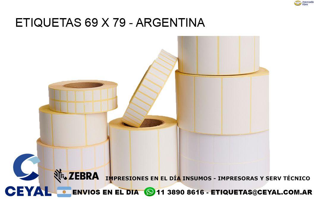 ETIQUETAS 69 x 79 - ARGENTINA