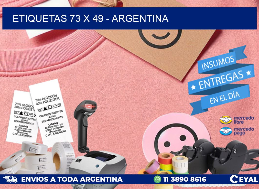 ETIQUETAS 73 x 49 - ARGENTINA