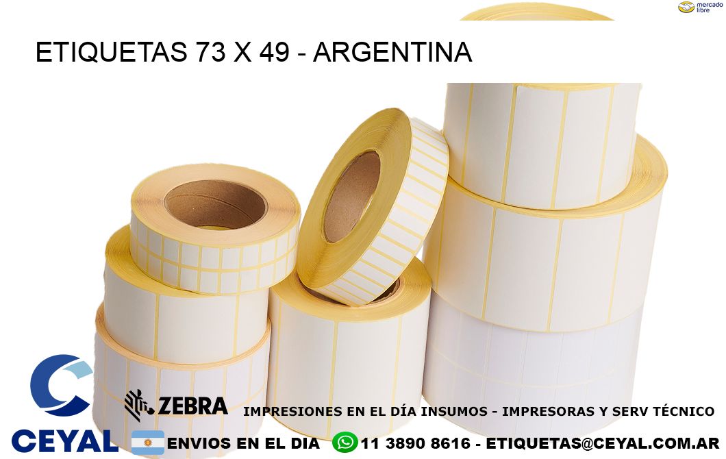 ETIQUETAS 73 x 49 - ARGENTINA