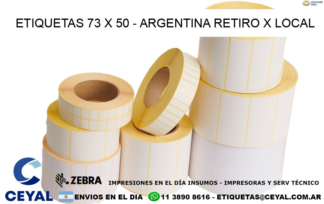 ETIQUETAS 73 x 50 – ARGENTINA RETIRO X LOCAL