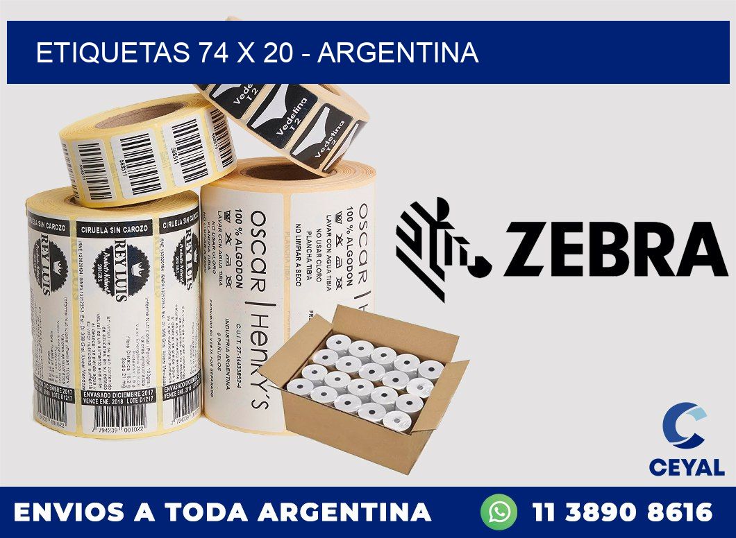 ETIQUETAS 74 x 20 – ARGENTINA