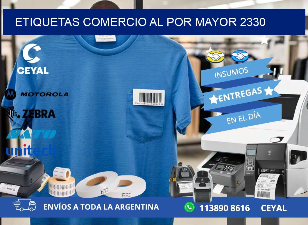 ETIQUETAS COMERCIO AL POR MAYOR 2330