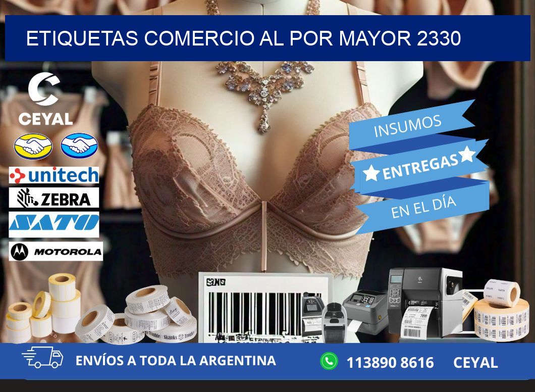 ETIQUETAS COMERCIO AL POR MAYOR 2330