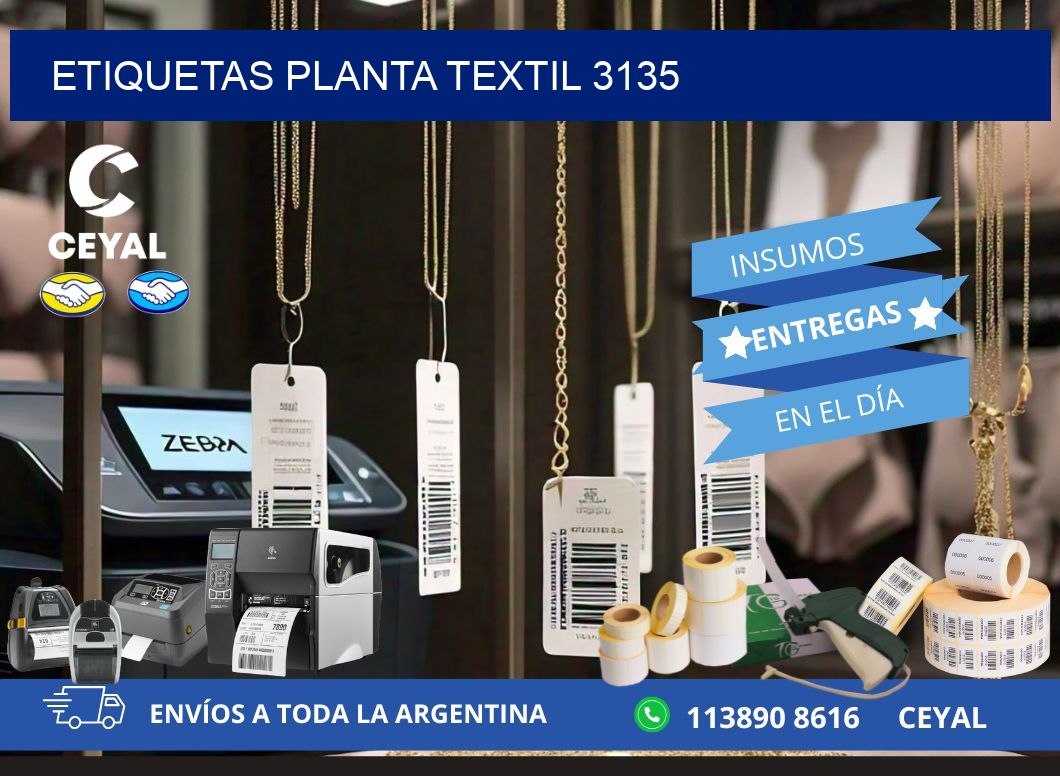 ETIQUETAS PLANTA TEXTIL 3135