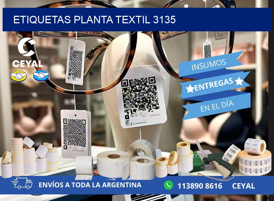 ETIQUETAS PLANTA TEXTIL 3135