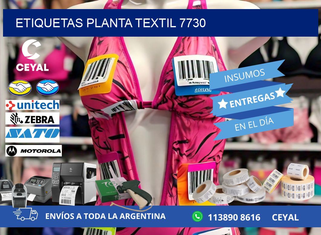 ETIQUETAS PLANTA TEXTIL 7730