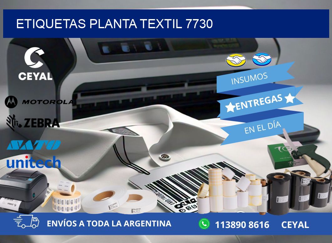 ETIQUETAS PLANTA TEXTIL 7730