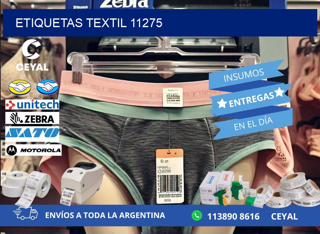 ETIQUETAS TEXTIL 11275