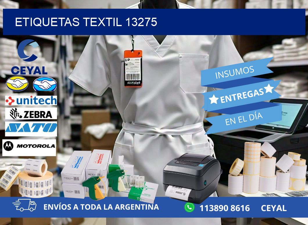 ETIQUETAS TEXTIL 13275