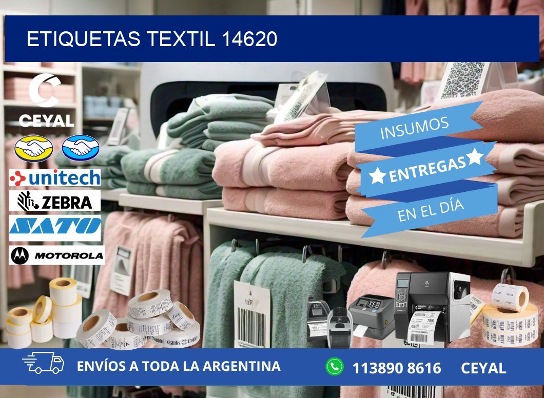 ETIQUETAS TEXTIL 14620