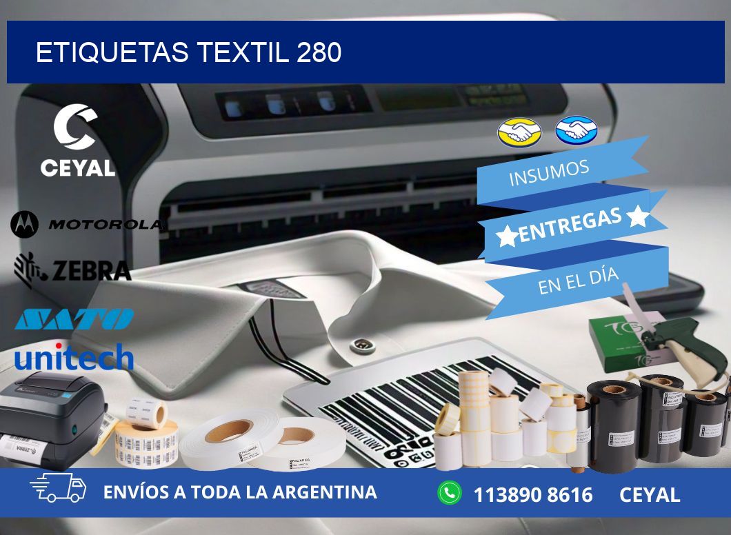 ETIQUETAS TEXTIL 280