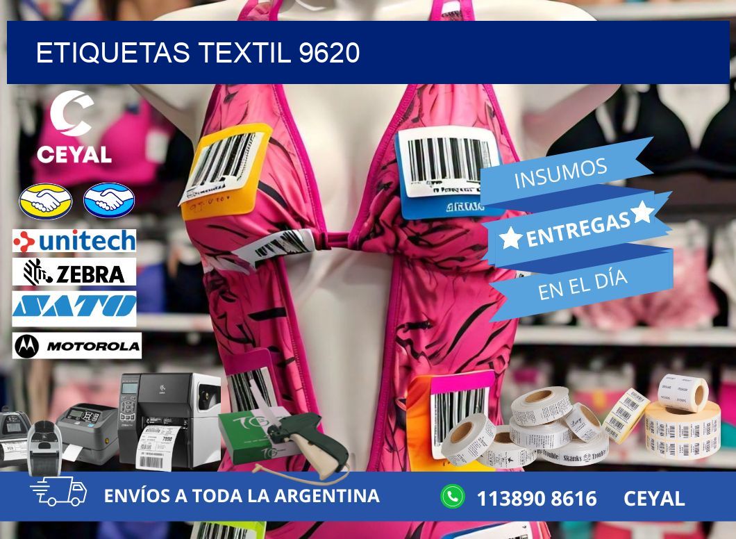 ETIQUETAS TEXTIL 9620