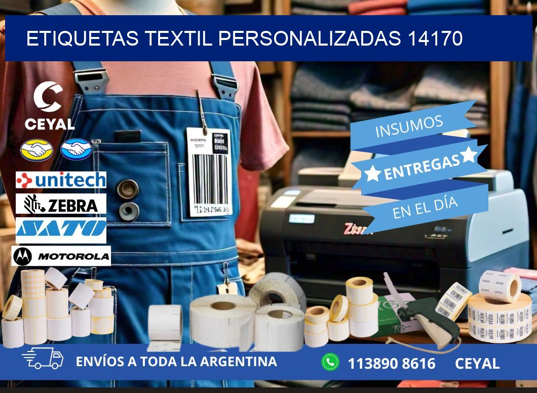 ETIQUETAS TEXTIL PERSONALIZADAS 14170