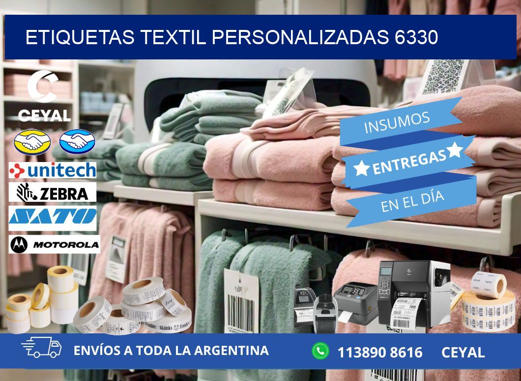 ETIQUETAS TEXTIL PERSONALIZADAS 6330