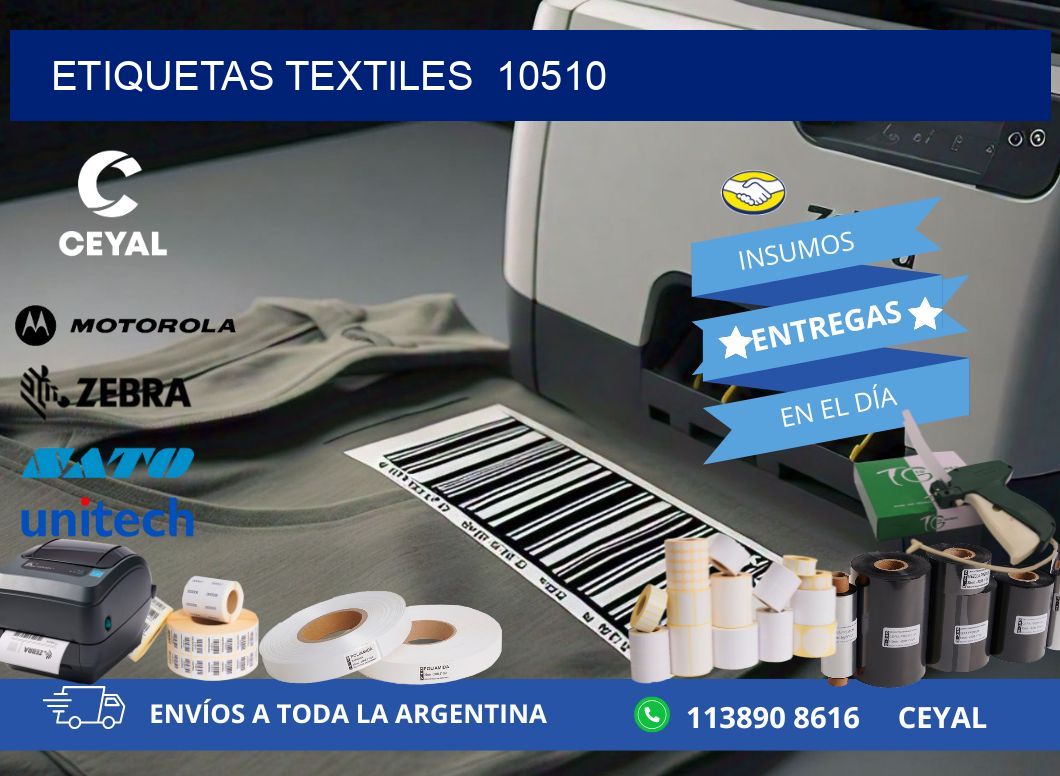 ETIQUETAS TEXTILES  10510