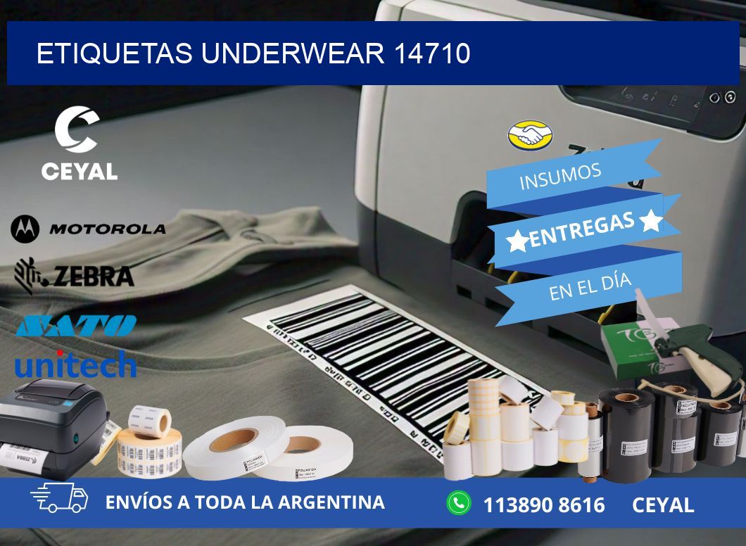 ETIQUETAS UNDERWEAR 14710