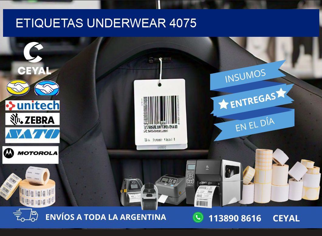 ETIQUETAS UNDERWEAR 4075