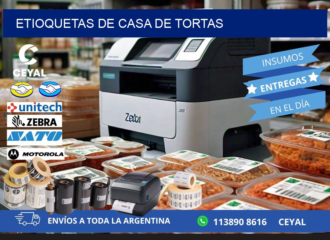 ETIOQUETAS DE CASA DE TORTAS