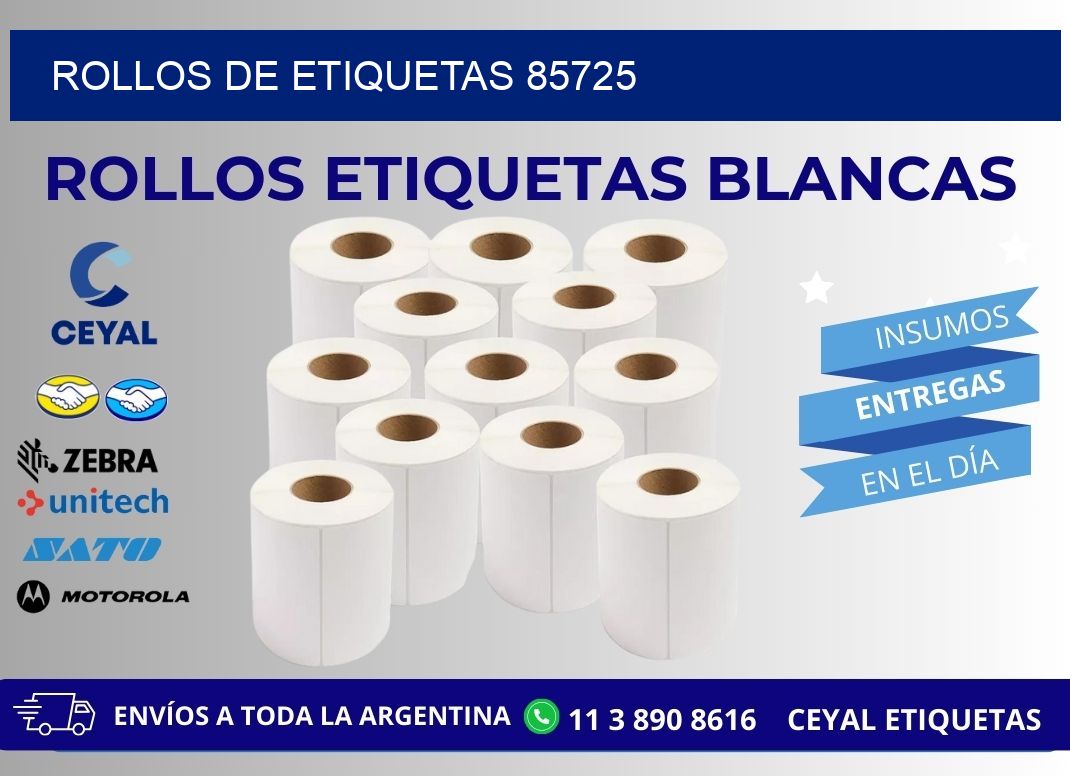 ROLLOS DE ETIQUETAS 85725